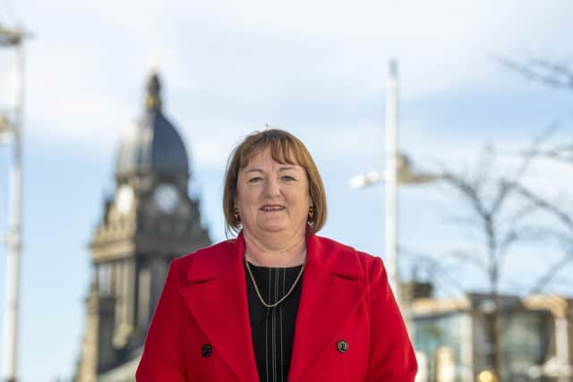 Pictured is deputy leader of Leeds City Council Debra Coupar, who is working as part of the Somewhere Safe to Live project. Photo: Tony Johnson