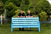 Glyn Jones (left) and Howard Smith, former teammates at Cookridge Rangers FC, both 65, will march together to raise money for Prostate Cancer UK (Photo: Simon Hulme)