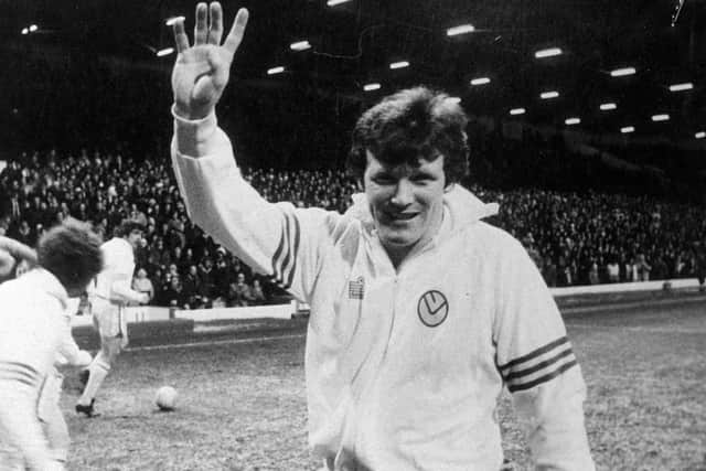 Eddie Gray in his Leeds United playing days. Pic: YPN.