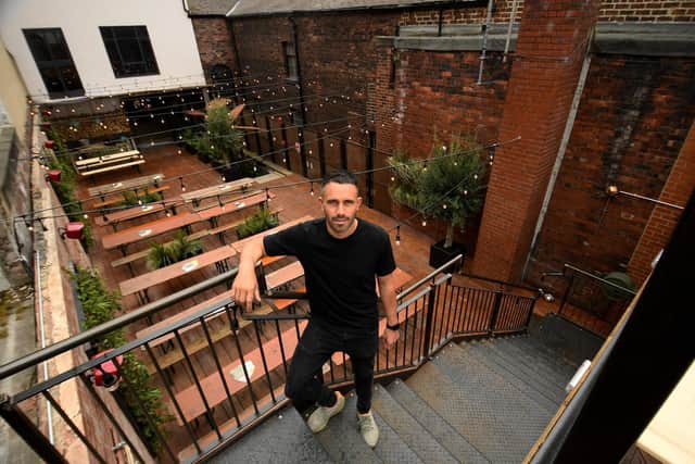 Will Habergham, 34, co-director of new Leeds city centre bar The Green Room (Photo: Simon Hulme)