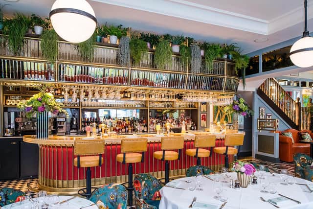 Our reviewer was impressed by the 'resplendent surroundings' of The Ivy Leeds