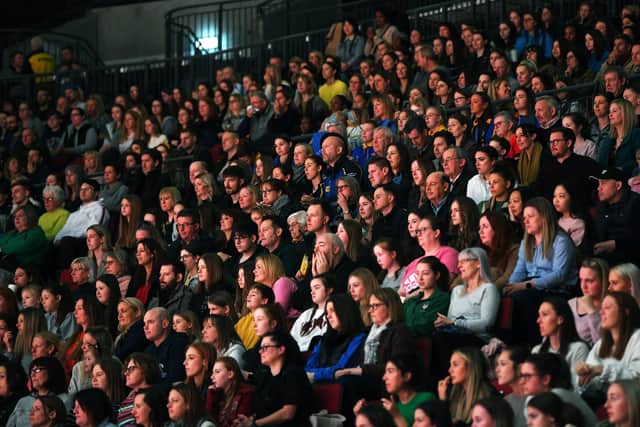 A packed crowd at Leeds Arena watch 
Leeds Rhinos take on Wasps
 earlier in the season. 
Picture: Jonathan Gawthorpe.