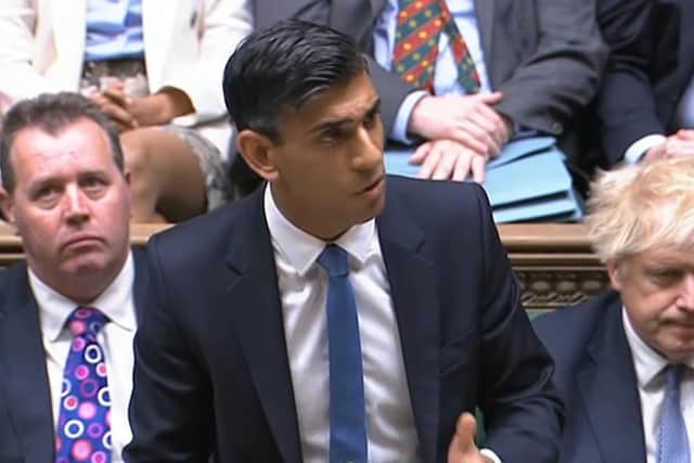 Chancellor Rishi Sunak making a statement in the House of Commons, London, on the cost of living crisis.