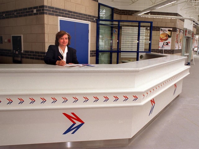 The new National Express bus station opened on Dyer Street.