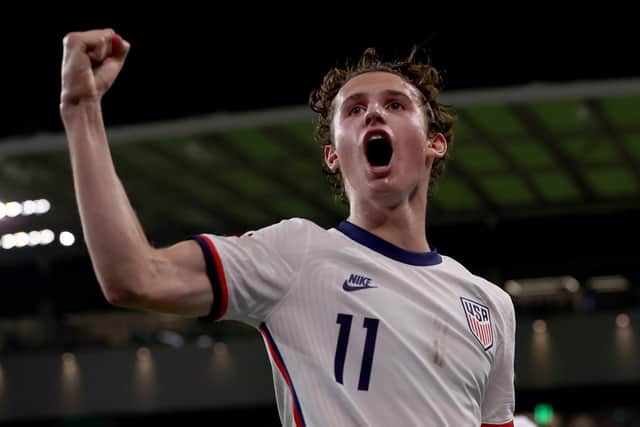 ENDORSED: Brenden Aaronson's Leeds United transfer has been celebrated by his former manager (Photo by Tom Pennington/Getty Images)