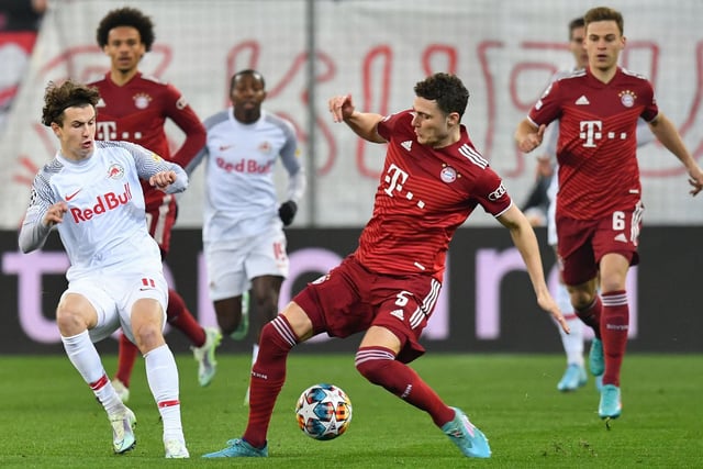 Brenden Aaronson plays every minute of RB Salzburg's two-legged Champions League Round of 16 tie against Bayern Munich. The American assists a goal in each game, but can't stop his side falling to an 8-2 battering on aggregate.