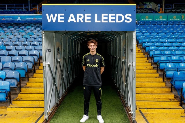 Leeds' newest addition comes third in the list of most expensive signings. His £25 million fee makes him the third player United have spent in excess of £20 million on since earning promotion two summers ago. (Image: Leeds United)
