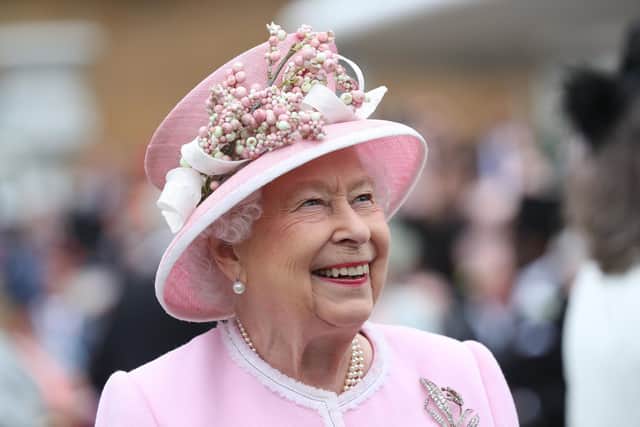 Queen Elizabeth II during a Royal Garden Party at Buckingham Palace. Picture: Yui Mok - WPA Pool/Getty Images