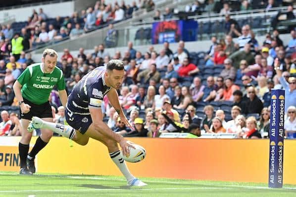 Craig Hall's second try gave Rovers hope late on. Picture by Will Palmer/SWpix.com.