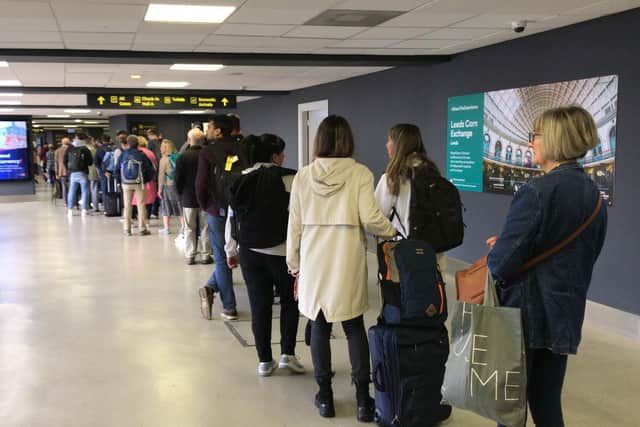 Anyone planning on jetting off for a well earned weekend away will have to contend with the continued queues and staff shortages at Leeds Bradford Airport.