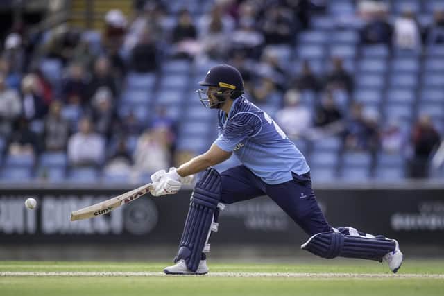 Top scorer: Yorkshire's Dawid Malan hit 50 and then was promptly out. Picture by Allan McKenzie/SWpix.com