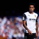 BREATHE: Helder Costa exhales during his loan spell at Valencia (Photo by Alex Caparros/Getty Images)