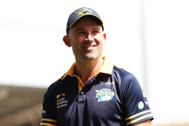 Leeds Rhinos head coach Rohan Smith, pictured, has finally 'got his feet under the table' reckons club captain Kruise Leeming. Picture: John Clifton/SWpix.com.
