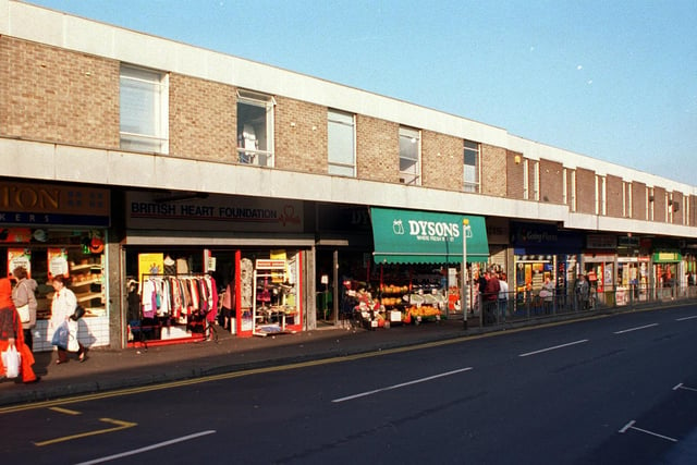 Thurstons, British Heart Foundation and Dysons are all featured in this photo of Armley Town Street dating back to October 1997.
