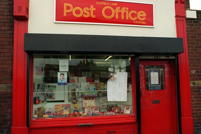 Oldfield Lane Post Office pictured in October 1995.