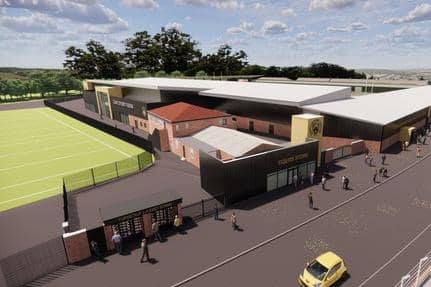 A view of what Tigers' redeveloped stadium will look like. Picture by Castleford Tigers/Highgrove Group/WMA Architects.