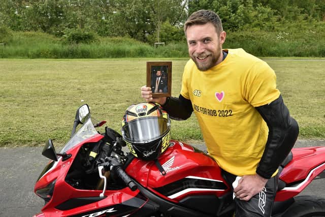 Steve Dye is set to ride 1,000 miles to raise money for SADS UK, in memory of his partner's late fiance, Rob Golding (Photo: Steve Riding)