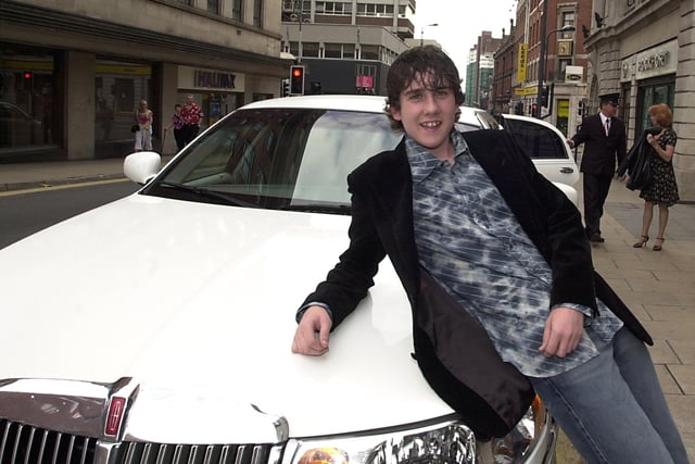 Actor Matthew Lewis, who plays Neville Longbottom, arrives at The Light in Leeds city centre for the screening of Harry Potter and the Prisoner of Azkaban.