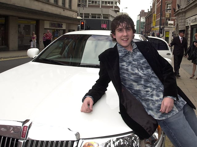 Actor Matthew Lewis, who plays Neville Longbottom, arrives at The Light for the screening of Harry Potter and the Prisoner of Azkaban.