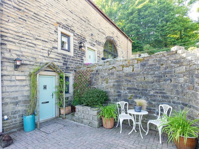 A sheltered spot outside, to enjoy the warmer months of the year.