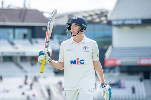 NOT YET: Yorkshire's Harry Brook will not make his Test debut at Lord's against New Zealand. Picture by Allan McKenzie/SWpix.com