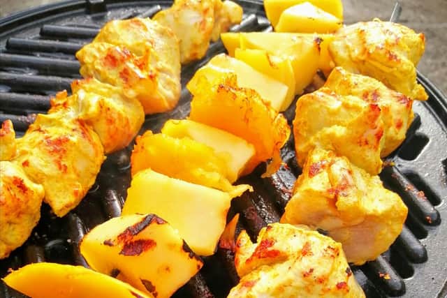 Chicken and mango