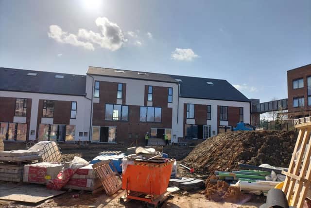 ChaCo has installed the doors, windows, roofing and renderings to each home, ensuring that they achieve AECB standard. Photo: ChaCo