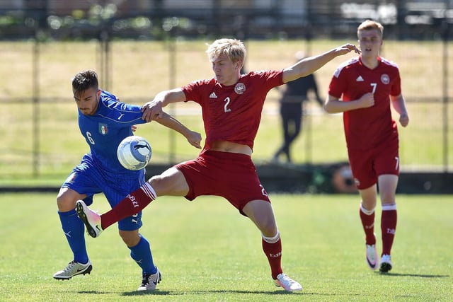 Kristensen makes his international debut for Denmark Under 18s.