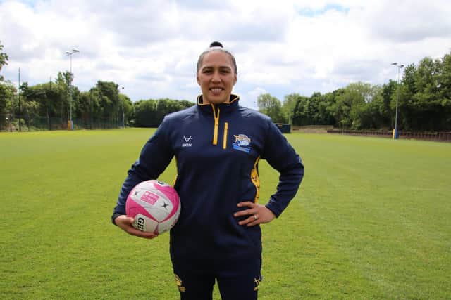 NEW WOMAN IN CHARGE: Liana Leota. Picture courtesy of Leeds Rhinos Netball.