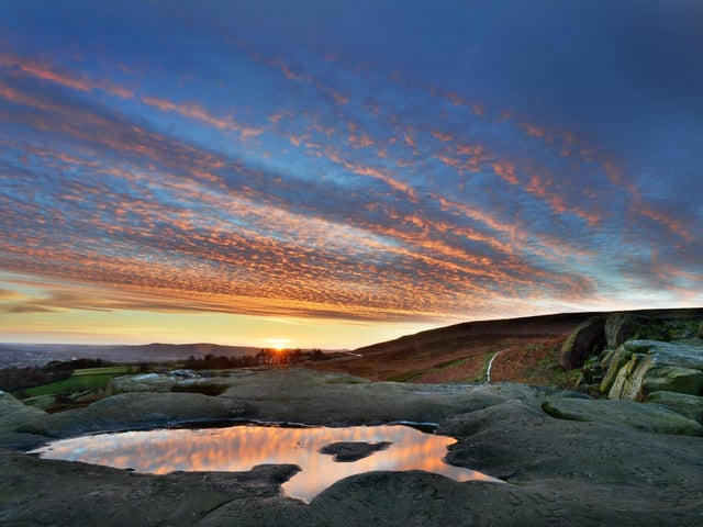 Just outside of Leeds, but worth including, is the stunning circular walk around Ilkley Moor. The 5.1-km loop trail starts at the Cow and Calf pub and takes in Lanshaw Delves, and Cranshaw Thorn Hill,