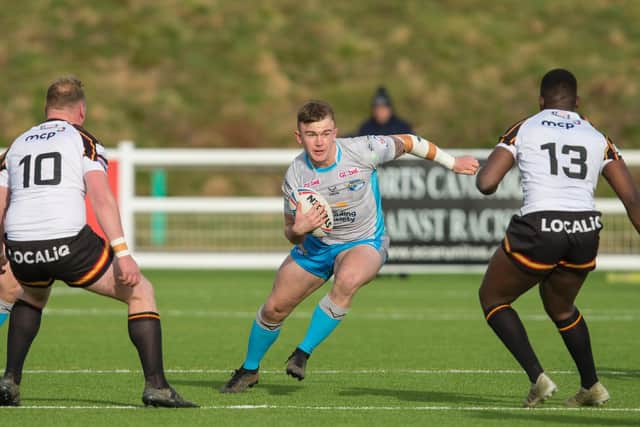 On-loan Leeds Rhinos forward Joe Hird could make his Hunslet debut against Doncaster. Picture by Craig Hawkhead/Leeds Rhinos.