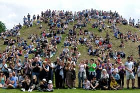 People flocked to the festival in droves.