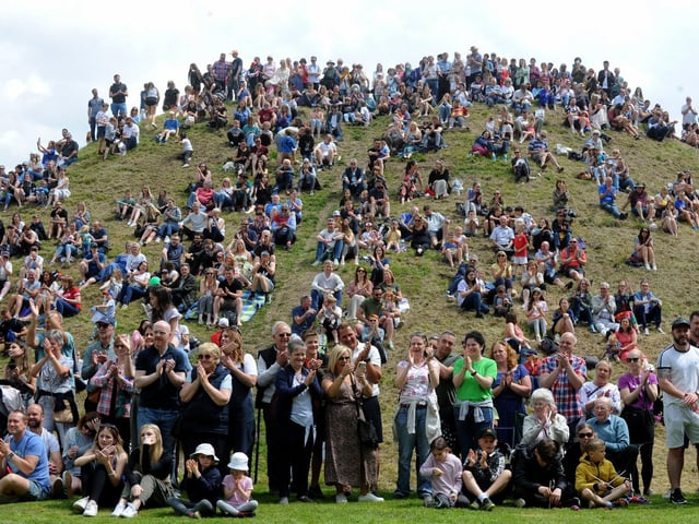 People flocked to the festival in droves.