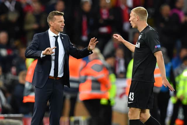 SECOND REUNION - Leeds United have already reunited Jesse Marsch with Brenden Aaronson and are intent on completing a second swoop on RB Salzburg for Danish defender Rasmus Kristensen, pictured right. Pic: Getty