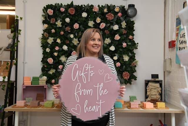 Victoria Bruce, 38, is the owner of Little Boo Loves in Farsley (Photo: Jonathan Gawthorpe)