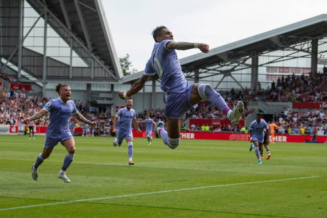 BIG PLAYERS - Both Kalvin Phillips and Raphinha were among the highest rated Leeds United players across a difficult season. Pic: Tony Johnson
