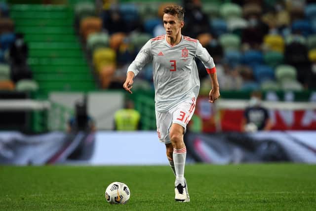 SHUFFLE: Leeds United's Diego Llorente, above, was one of eight Spain players to drop to the bench for Sunday night's Nations League clash against Czech Republic.
Photo by Octavio Passos/Getty Images