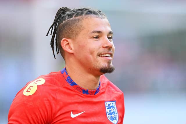 OPTIMISM: From Leeds United's England international midfielder Kalvin Phillips, above. Photo by Michael Regan/Getty Images.