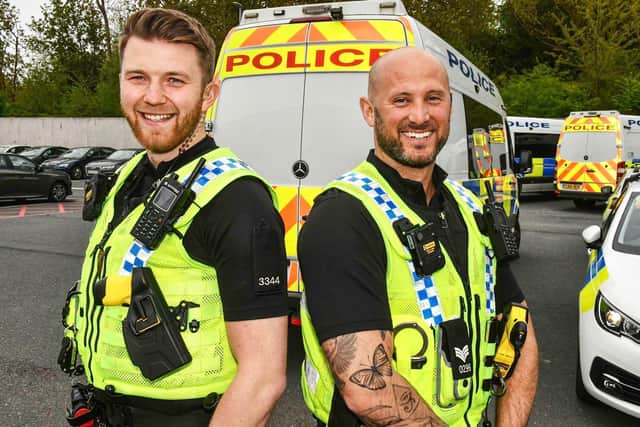 Brave police officers PC Tom Swift and PC Mike Watkins have been nominated for a national award