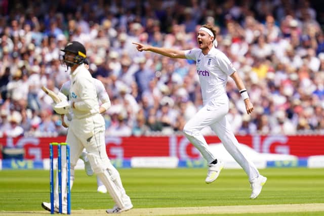 Passed the test: Both Stuart Broad and Joe Root played key roles in the First Test win over New Zealand at Lord's. Picture:  Adam Davy/PA Wire.