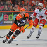 Brandon Whistle - in action for Sheffield Steelers last season Picture: Dean Woolley.
