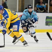 Cole Shudra in action for Leeds Knights against Sheffield Steeldogs at Elland Road in January  Picture: Bruce Rollinson