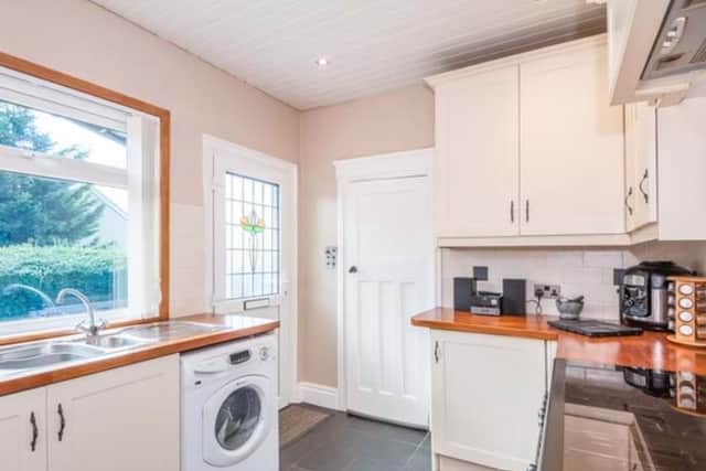 The bungalow also has a fully-fitted bespoke kitchen and brilliant transport links to Leeds and Bradford. Photo: Purple Bricks