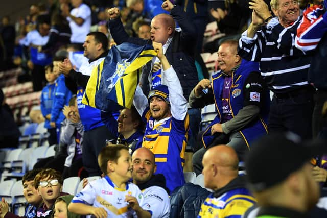 Captain Kruise Leeming has described Leeds Rhinos fans as the best in the world. Picture: Jonathan Gawthorpe.