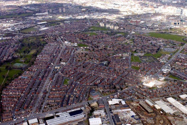 Does this Leeds suburb look familiar? A view from above Beeston.