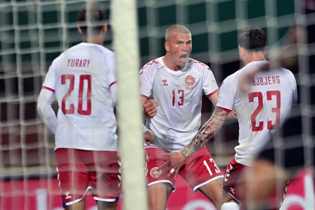 CLOSING IN - Leeds United are expected to complete the signing of RB Salzburg right-back Rasmus Kristensen, despite his involvement with the Danish national team this week. Pic: Getty