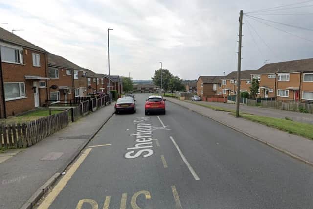 Devante Morton was a passenger in a car which was stopped by police in Sherburn Road, Leeds. Picture: Google