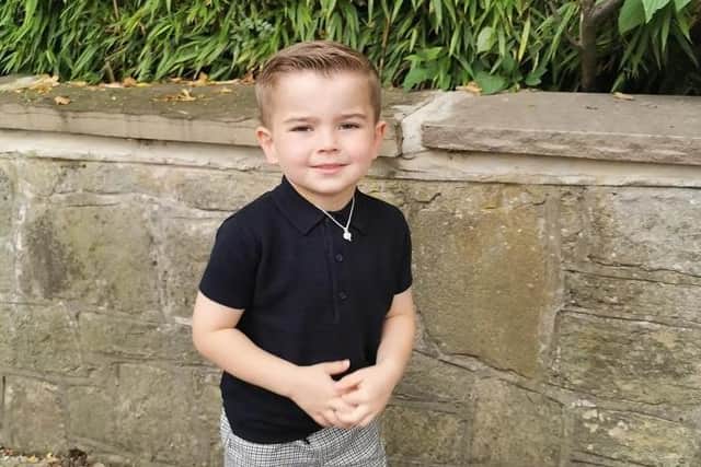 Henry Georgeson has been Little Trooper of the Month by the military children's charity Little Troopers.