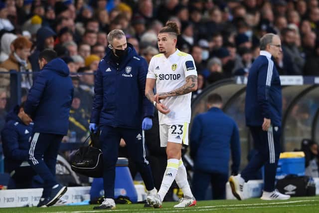 Kalvin Phillips was sidelined for 14 Premier League games mid-season as he recovered from a hamstring injury. Pic: Stu Forster.