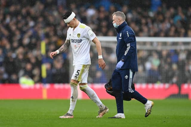 Robin Koch has struggled with injury since joining Leeds United. Pic: Shaun Botterill.